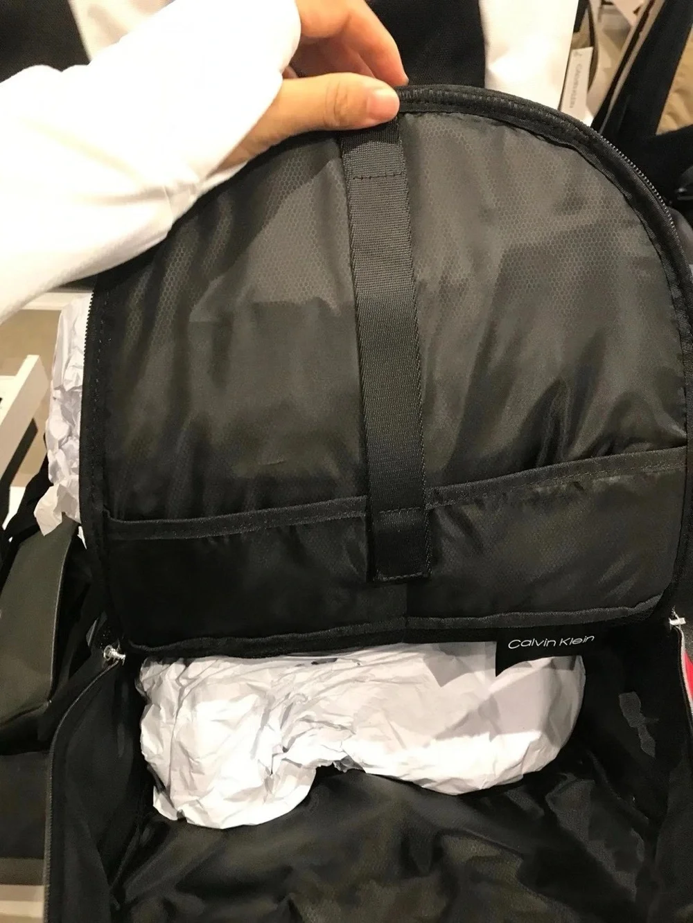 Calvin Klein – Workwear Red Backpack,